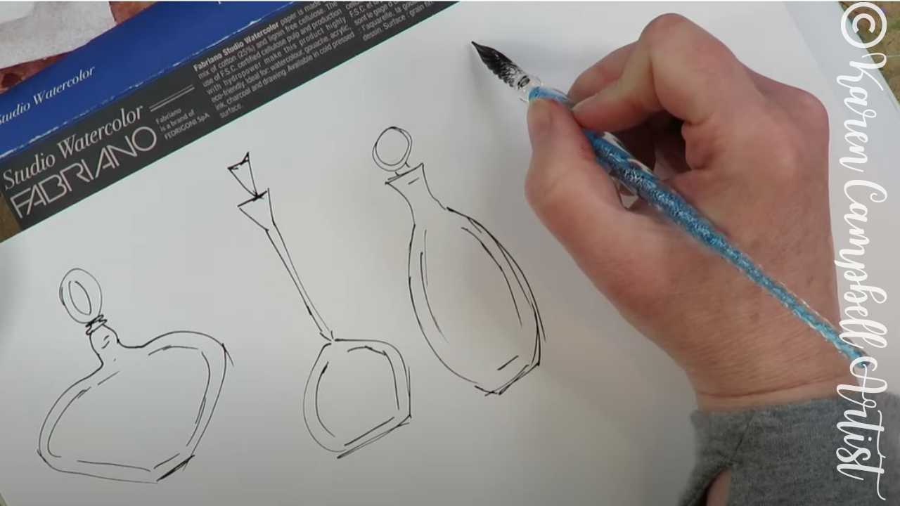 How to use a dip pen 