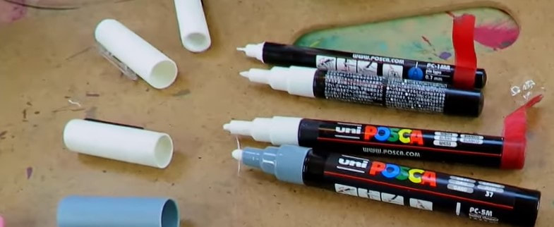 EASY Posca Paint Pens PRO TIP for Mind-Blowing MIXED MEDIA