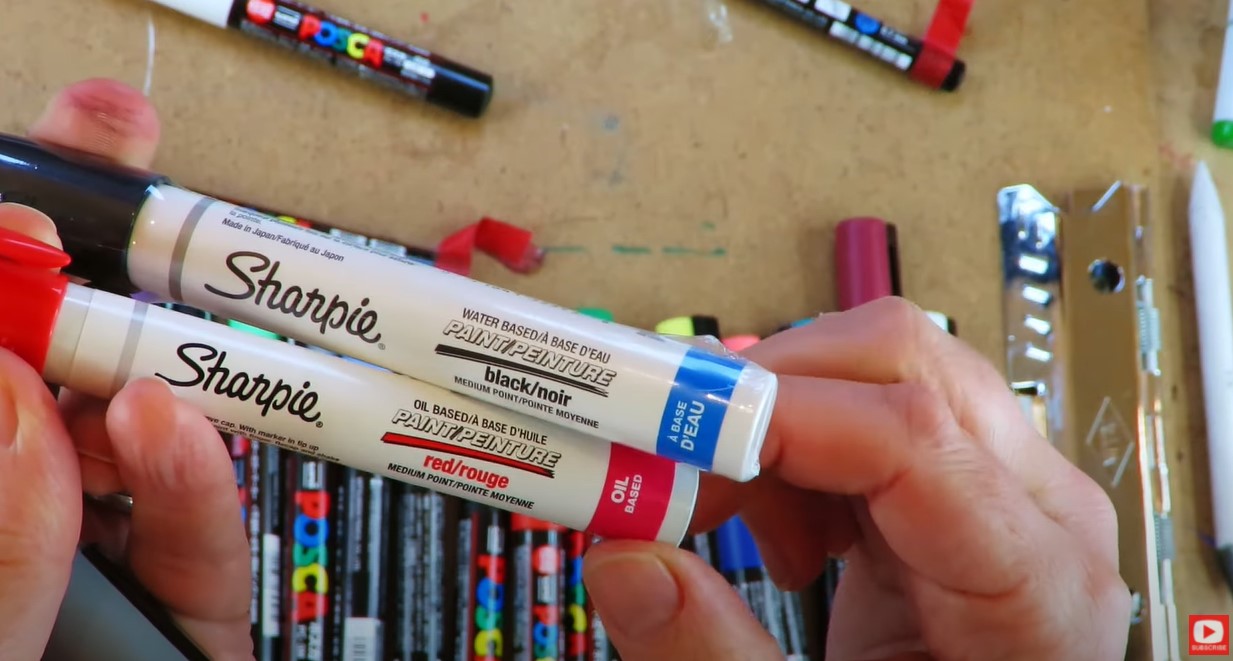 Oil Based Paint Markers Posca Pens Full Set Paint Markers For Gold