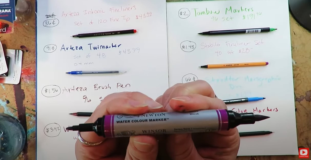 Artist's Loft Watercolor Markers Video Review